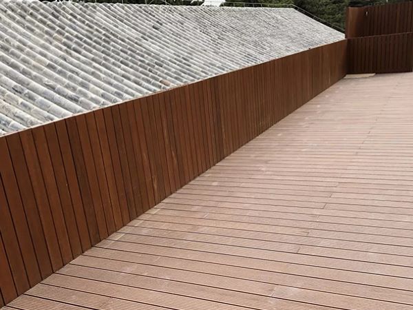 杭州户外竹地板改造施工案例